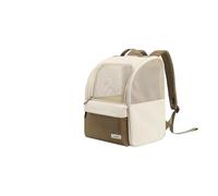 XHZPF Mochila Wakytu para Salida de Mascotas Bolso portátil para Gatos Perro de Gran Capacidad para Todas Las Estaciones Transpirable y No Sofocante(Beige)