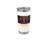 Xi Jinping Wassup Beijing Divertido meme cara Giga Xi Chino Vaso térmico de acero inoxidable de doble pared