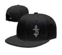 XI ZHE FU Devildriver Logo Adjustable Hat Flat Along Baseball Cap Leisure Hat Black
