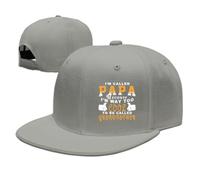 XI ZHE FU I Am Called Papa Because Too Cool To Be Called Grandfather Baseball Snapback Cap Black