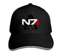 XI ZHE FU Mass Effect Alliance N7 Special Forces Flex Baseball Cap White Black