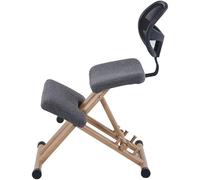 XIAGJAO Silla de rodillas de diseño ergonómico con mango de ajuste de altura para oficina, silla ergonómica de corrección de postura