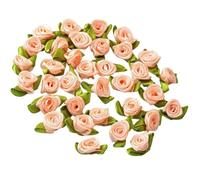 XIAHIOPT - 100 piezas de apliques de flores de rosas para el pelo, diadema, regalo, pulsera, manoplas, parches de costura para manualidades