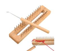 Xialuwy Marco de punto, juego de KnittingLoom, telar hecho a mano con tabla de tejer y agujas de ganchillo para hacer calcetines, bufandas, guantes y bufandas