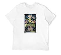 XIANG LIU JI Coraline & The Secret Door Horror Fantasy Animation Movie T-Shirt Mens Unisex White Tees L