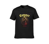 XIANG LIU JI Coroner Punishment For Decadence Trash Metal Band T-Shirt Mens Unisex Black Tees XXL