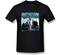 XIANG LIU JI Counting Crows T-Shirt Mens Unisex Black Tees S