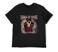 XIANG LIU JI Cradle of Filth Cruelty and The Beast T-Shirt Mens Unisex Black Tees XXL
