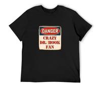 XIANG LIU JI Crazy Dr. Hook Fan Music T-Shirt Mens Unisex Black Tees L