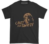 XIANG LIU JI Crazy For Swayze T-Shirt Mens Unisex Black Tees L