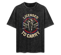 XIANG LIU JI Funny Barber Designs Great Gift Idea T-Shirt Mens Unisex Black Tees L