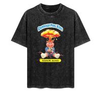 XIANG LIU JI Garbage Pail Kids Retro T-Shirt Mens Unisex Black Tees XXL