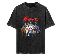 XIANG LIU JI Gatchaman Anime Movie T-Shirt Mens Unisex Black Tees S