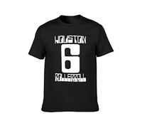 XIANG LIU JI Movie - Houston 6 Rollerball Team Retro 70S Cult T-Shirt Mens Unisex Black Tees S