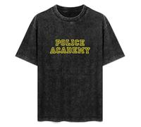 XIANG LIU JI Police Academy Film Movie T-Shirt Mens Unisex Black Tees XXL
