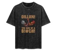 XIANG LIU JI Predat Dillon ! You Son A B!#Ch T-Shirt Mens Unisex Black Tees S