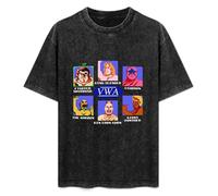 XIANG LIU JI Pro Wrestling NES Characters Vwa T-Shirt Mens Unisex Black Tees 3XL