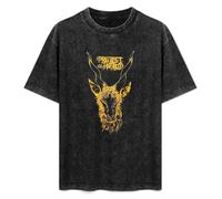 XIANG LIU JI Protest The Hero Goat T-Shirt Mens Unisex Black Tees 3XL
