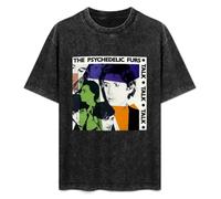 XIANG LIU JI Psychedelic Furs Talk Talk Talk T-Shirt Mens Unisex Black Tees 3XL
