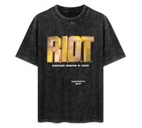 XIANG LIU JI R.I.O.T.1996-9 7 Righteous Invasion of Truth Carman Tour T-Shirt Mens Unisex Black Tees S