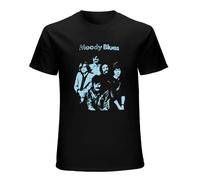 XIANG LIU JI The Moody Blues T-Shirt Mens Unisex Black Tees S