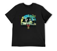 XIANG LIU JI The Munsters Family Retro 60S Comedy TV Series T-Shirt Mens Unisex Black Tees 3XL