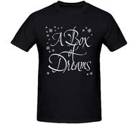 XiangGuFeiNiuWei Enya A Box of Dreams Unisex 100% Cotton Short-Sleeve T-Shirts Black L