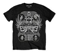 XiangGuFeiNiuWei Escape The Fate Lips Music and Film Unisex 100% Cotton Short-Sleeve T-Shirts Black XXL