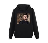XiangGuFeiNiuWei Rick Astley 50 Vinyl CD Cover Hoody Unisex Ptinted Hoodies Long Sleeve Men's Hooded with Pocket Black XXXL