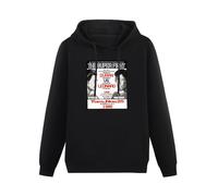 XiangGuFeiNiuWei Roberto Duran V Sugar Ray Leonard Training Boxing Hoody Unisex Long Sleeve Hooded with Pocket Black XXXL