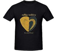 XiangGuFeiNiuWei Robin Trower The Playful Heart Custom Design Unisex 100% Cotton Short-Sleeve T-Shirts Black S