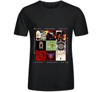 XiangGuFeiNiuWei The Alan Parsons Project Anthology Soul Unisex 100% Cotton Short-Sleeve T-Shirts Black M