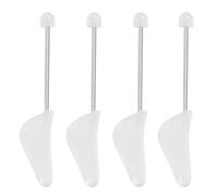 XiangJunly 2 pares de árboles de zapatos para hombres, estiradores de zapatos para hombre, soportes moldeadores de zapatos para hombre, expansor de zapatos en espiral ajustable para 39-45 (blanco)