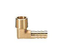 Xianglaa- Conector de tubería de Agua, Brass Hose Barb Racor en Codo de 6 mm 8 mm 10 mm 12 mm 16 mm for 1/4 1/8 1/2 3/8", Male Thread de púas de Acoplamiento, Accesorios de Hardware