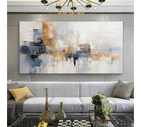 XIANGPEIFBH Cuadros de gran tamaño sobre lienzo, arte abstracto moderno sobre lienzo, decoración de pared grande para sala de estar o dormitorio, arte mural abstracto 60x120cm/24x47in Sin marco
