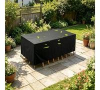 XIANGPEIFBH Fundas para Muebles de jardín - 90x80x20cm/LxWxH - Impermeable Funda Protectora Mesa Exterior Cuadrada Cubierta para Muebles de Jardin 420D Tela Oxford Cubierta Protectora Mesa, Anti-UV