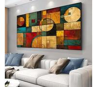 XIANGPEIFBH Impresión artística abstracta moderna sin marco sobre lienzo, póster decorativo para sala de estar, dormitorio, comedor Obra de arte de pared horizontal 60x120cm/24x47in Sin marco