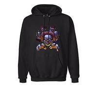 XIANGSHE Killer Clown from Outer Space Men Sweatshirts Graphic Mens Cotton Casual Black Hoodies 3XL