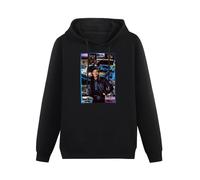 XIANGSHE Knight Rider Men Sweatshirts Graphic Mens Cotton Casual Black Hoodies 3XL