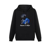 XIANGSHE Korol I Shut Gorshok Men Sweatshirts Graphic Mens Cotton Casual Black Hoodies XXL