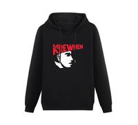 XIANGSHE Krewmen Shout Psychobilly 80S 1987 Men Sweatshirts Graphic Mens Cotton Casual Black Hoodies XL