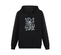 XIANGSHE La Life Style Chicano Art Men Sweatshirts Graphic Mens Cotton Casual Black Hoodies S