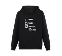 XIANGSHE Ladies Olly MURS Black Single Taken Fan Men Sweatshirts Graphic Mens Cotton Casual Black Hoodies S