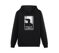 XIANGSHE Leftover Crack Men Sweatshirts Graphic Mens Cotton Casual Black Hoodies M