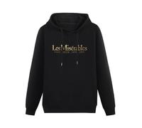 XIANGSHE Les Miserables Men Sweatshirts Graphic Mens Cotton Casual Black Hoodies L