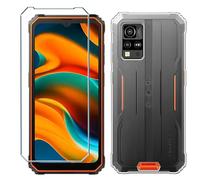 Xiangyun Funda para Blackview BV4800/BV4800 SE/BV4800 Pro Carcasa + 1 X Cristal Templado Membrana Película Protectora - Silicona Transparente Suave TPU Bumper Case Estuche Caso (6.56" Clear)