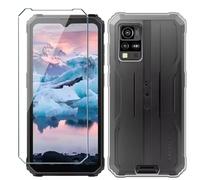 Xiangyun Funda para Blackview BV4800/BV4800 SE/BV4800 Pro Carcasa con 1 Pieza Protector Pantalla Cristal Templado - Silicona Transparente TPU Protección Anti-Choque, Anti-Arañazos Case (6.56" Clear)