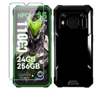 Xiangyun Funda para Blackview BV6200/BV6200 Pro/BV6200 Plus Carcasa con 1 Pieza Protector de Pantalla Cristal Templado - Silicona Negro TPU Protección Anti-Choque, Anti-Arañazos Case (6.56")