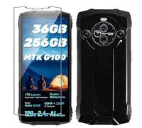 Xiangyun Funda para Blackview BV8200 Carcasa con 1 Pieza Protector de Pantalla Cristal Templado - Silicona Negro TPU Protección Anti-Choque, Anti-Arañazos Case (6.5")