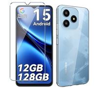 Xiangyun Funda para Blackview Wave 9C Carcasa con 1 Pieza Protector Pantalla Cristal Templado - Silicona Transparente TPU Protección Anti-Choque, Anti-Arañazos Case (6.56" Clear)